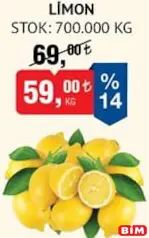 LİMON KG fiyat ve kampanya bilgisi